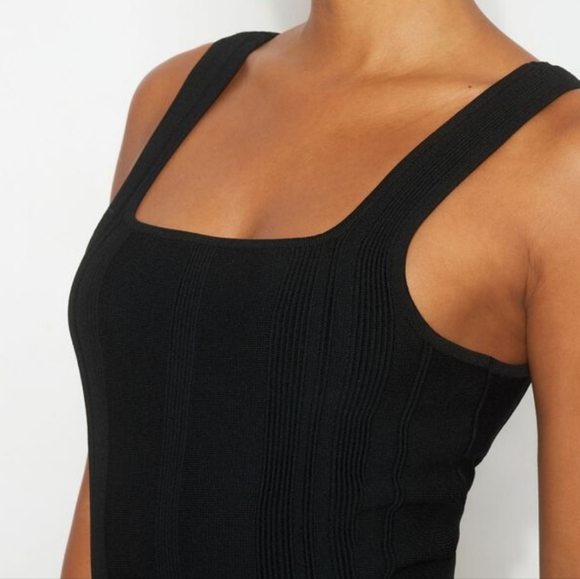 Dynamite Square Neck Ribbed Tank Top - Picture 3 of 9